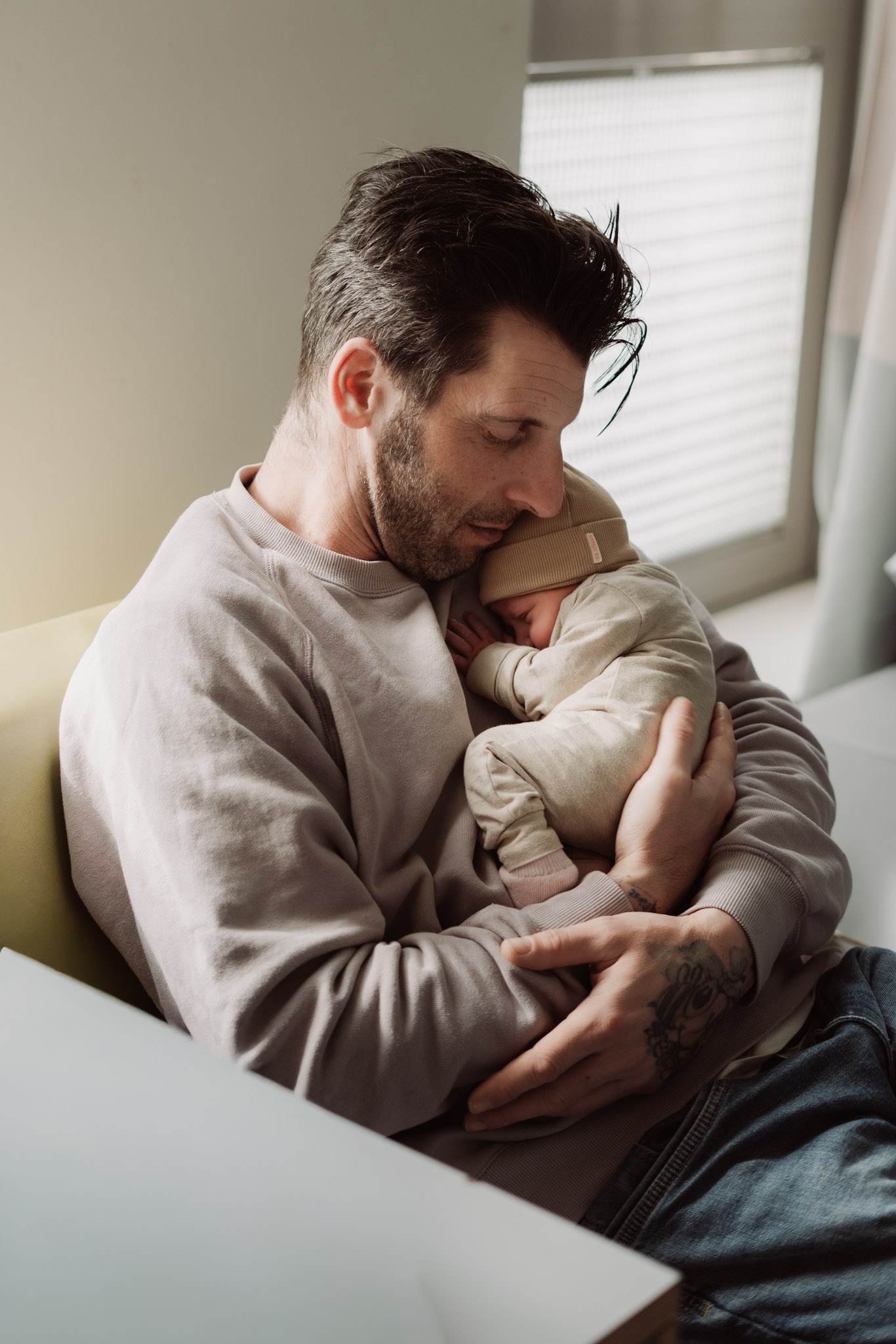 Intiem geboortemoment gefotografeerd door Denise in Gelderland