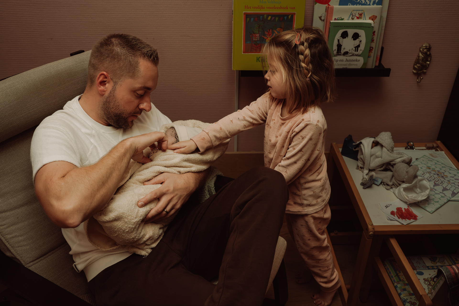 Geboortefotografie voor partners door Denise Boelhouwer